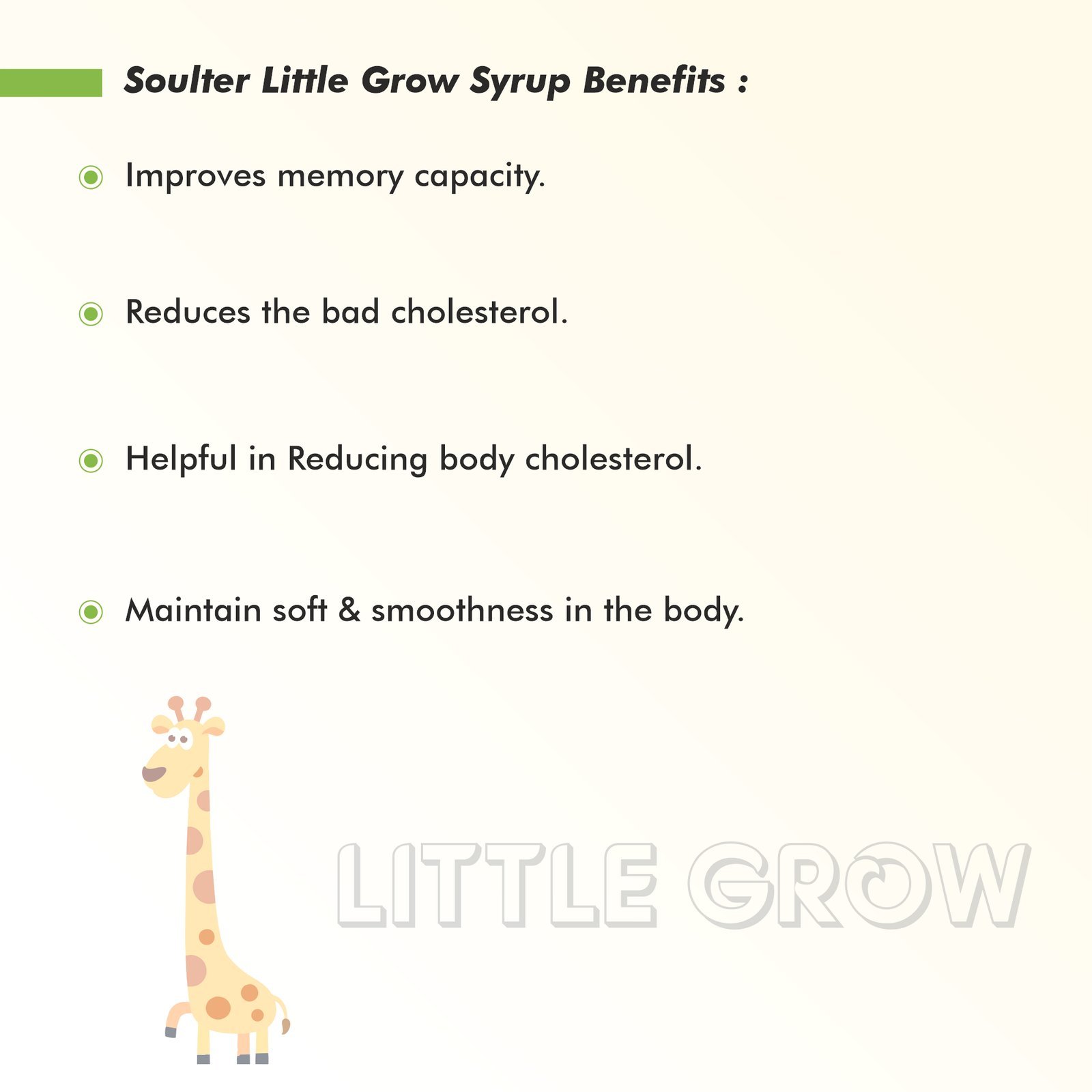 Soulter Little Grow Syrup (200 ml)