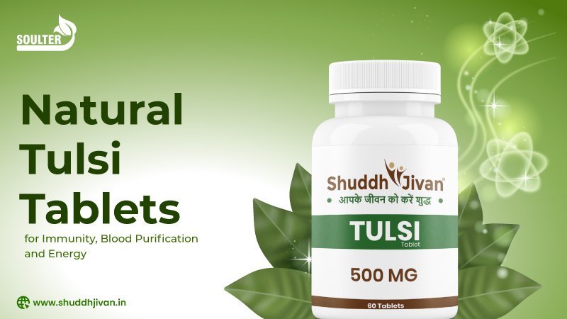 Natural Tulsi Tablets for Immunity, Blood Purification and Energy