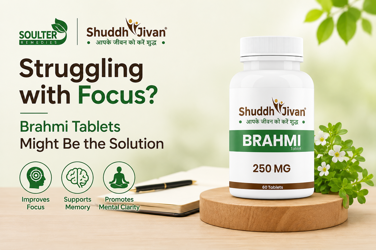 Struggling with Focus? Brahmi Tablets Might Be the Solution